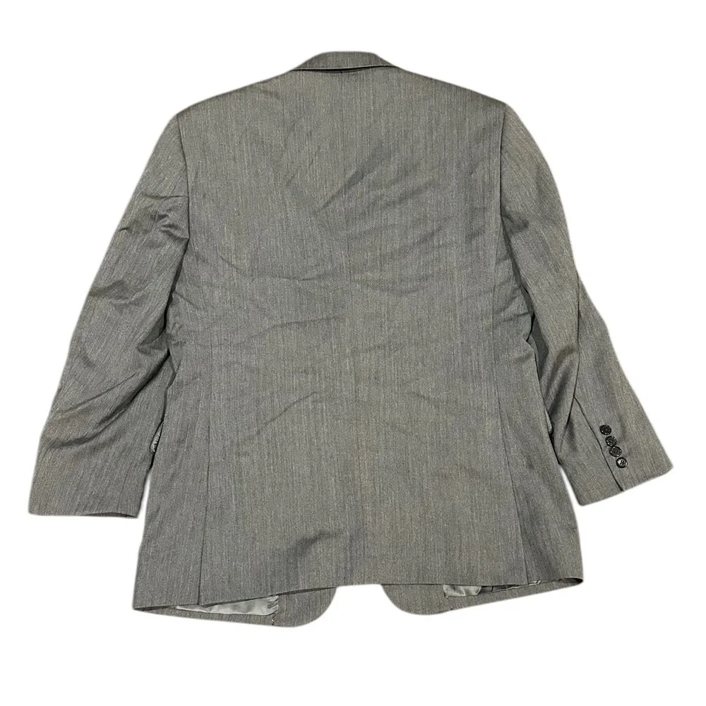 Jos A. Bank Signature Collection Tailored Fit Wool Sport Coat Mens Size 42R Gray